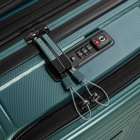 Redolz Essentials 14 4 ruote Carrello della cabina S 55 cm Scomparto per laptop con piega di espansione