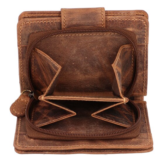 Greenburry Portafoglio vintage in pelle 12,5 cm