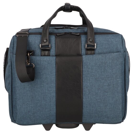 Dermata 2 ruote Carrello business 44 cm Scomparto per laptop