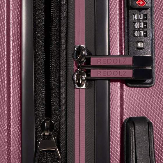 Redolz Essentials 14 4 ruote Set di valigie 2 pezzi con piega di espansione