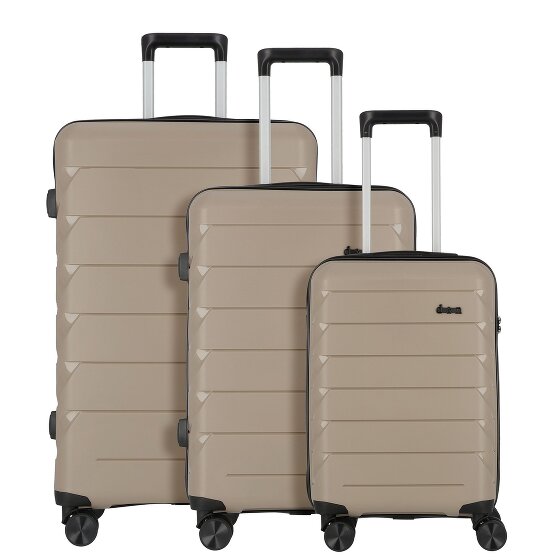 d&n Travel Line 4100 4 ruote Set di valigie 3 pezzi