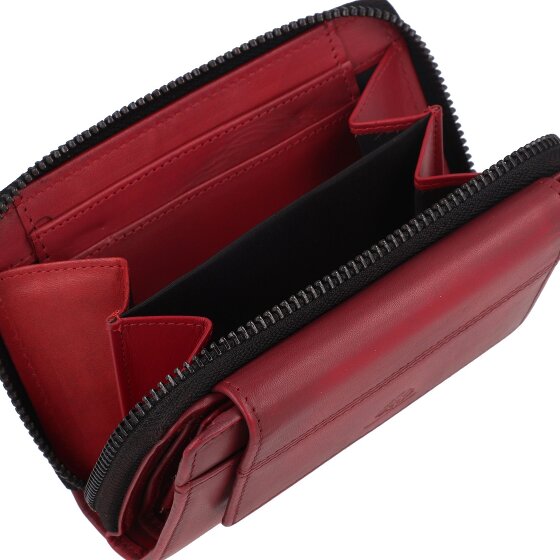 Greenburry Destressed Portafoglio Protezione RFID Pelle 13.5 cm