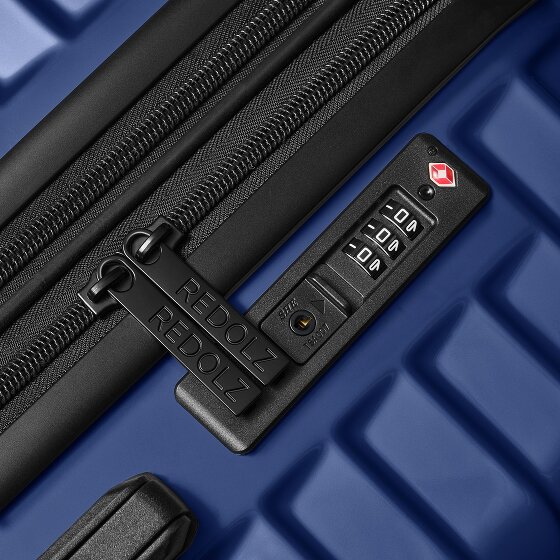 Redolz Essentials 18 4 ruote Set di valigie 3 pezzi con piega di espansione