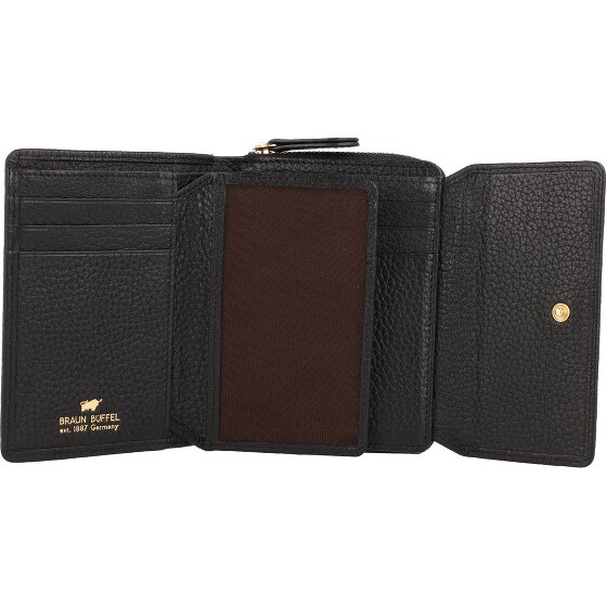 Braun Büffel Asti Portafoglio RFID in pelle 12 cm