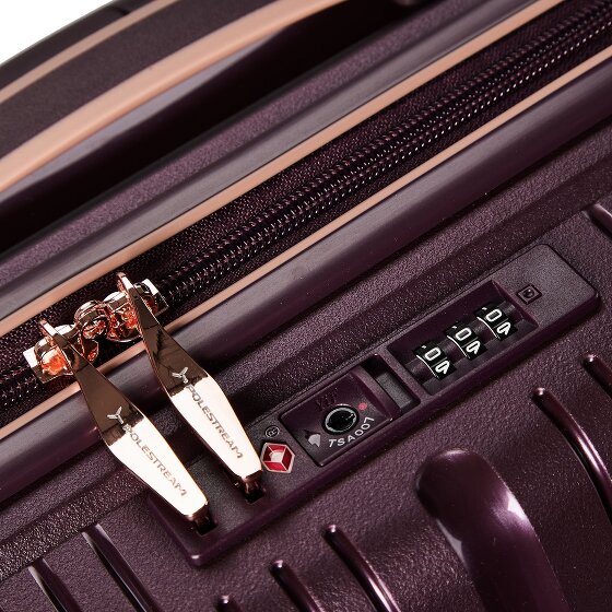 Polestream Paris 4 ruote Carrello della cabina 55 cm con piega di espansione