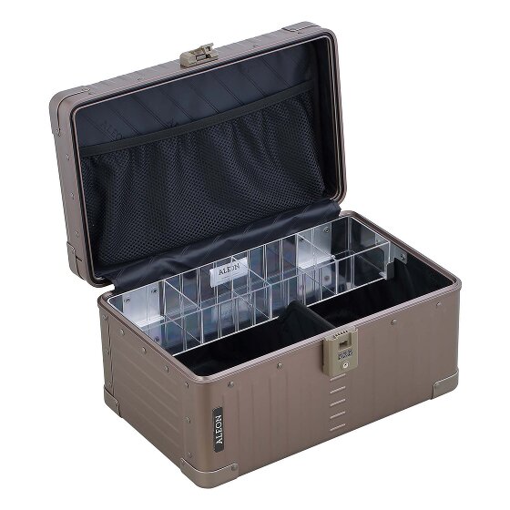 Aleon Trousse da viaggio Classic in alluminio, 39 cm