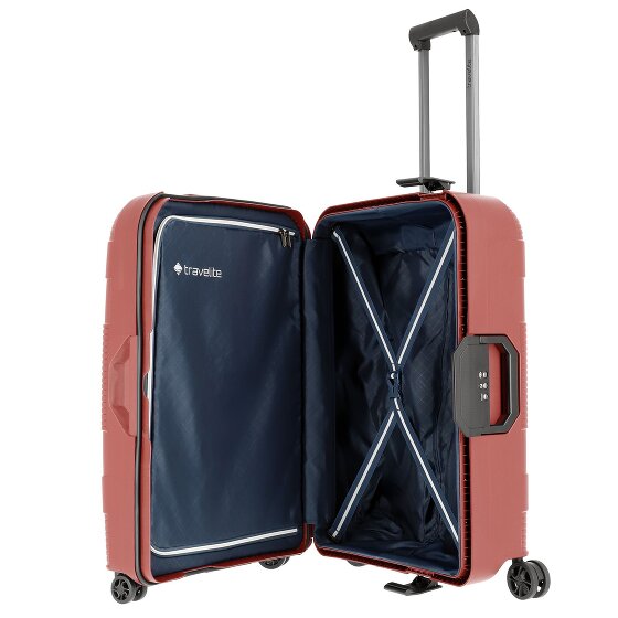 Travelite Korfu 4 ruote Set di valigie 3 pezzi