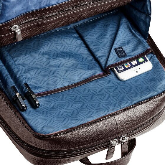 Roncato Alaska Zaino da lavoro Protezione RFID Pelle 42 cm Scomparto per laptop