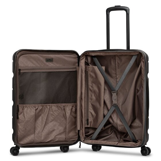 Franky Munich 4.0 Set di valigie a 4 ruote, 3 pezzi con piega elastica