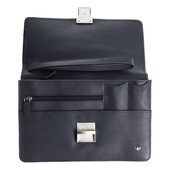 Golden Head Polo Uomo Borsa da polso in pelle 23 cm