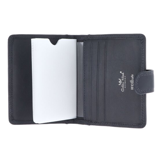 Golden Head Polo Custodia per carta di credito Protezione RFID Vera Pelle 8 cm