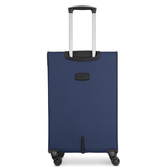 Franky Melbourne 3.0 Set di valigie a 4 ruote, 3 pezzi, con piega elastica