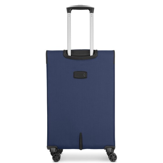 Franky Melbourne 3.0 Set di valigie a 4 ruote, 3 pezzi, con piega elastica