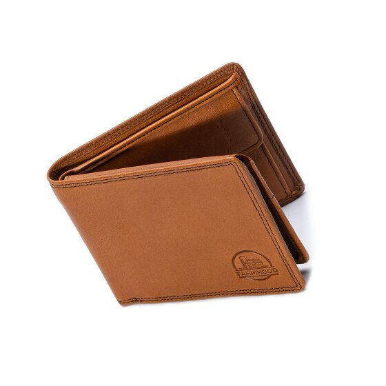Farmhood Memphis Portafoglio Protezione RFID Pelle 12.5 cm