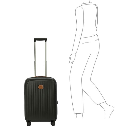 Bric's Taormina 4 ruote Carrello S 57 cm con piega di espansione