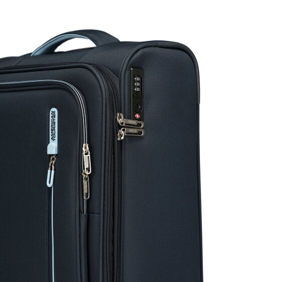 American Tourister Cloudrider 4 ruote Carrello della cabina S 55 cm con piega di espansione