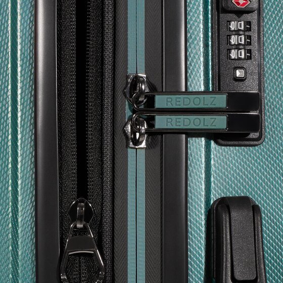 Redolz Essentials 14 4 ruote Set di valigie 2 pezzi con piega di espansione