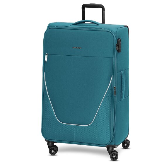 Stratic taska set di valigie a 4 ruote 3 pezzi con piega elastica