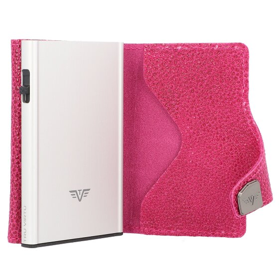 Tru Virtu Custodia per carte di credito Click & Slide Portafoglio RFID in pelle 6,5 cm