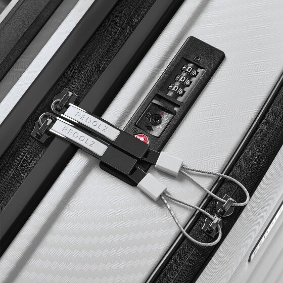 Redolz Essentials 17 Trolley da cabina a 4 ruote 55 cm con tasca morbida per laptop