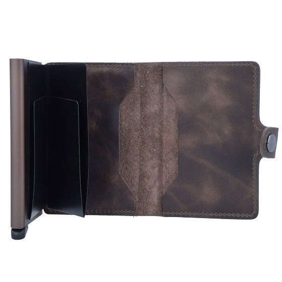 Secrid Miniwallet Vintage Custodia per carte di credito Portafoglio RFID in pelle 6,5 cm