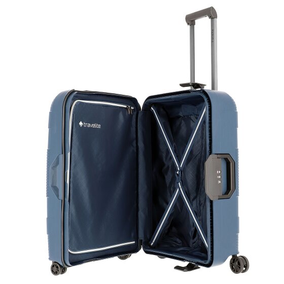 Travelite Korfu 4 ruote Set di valigie 3 pezzi