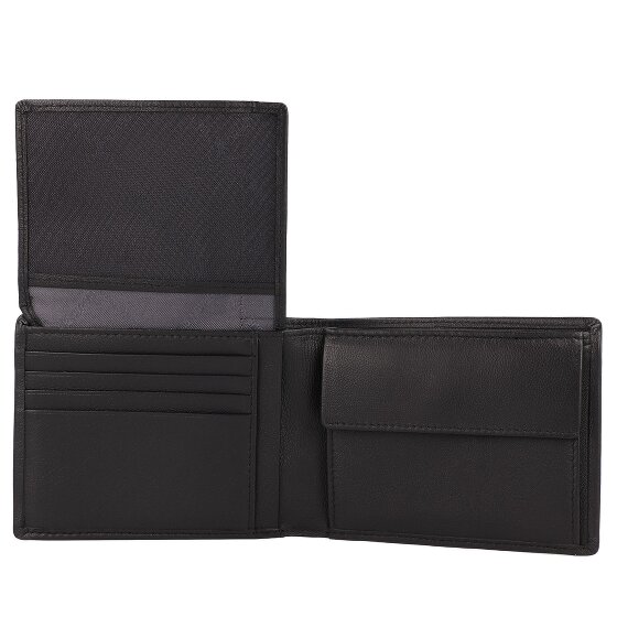 Braun Büffel Hannes Portafoglio Protezione RFID Pelle 12 cm