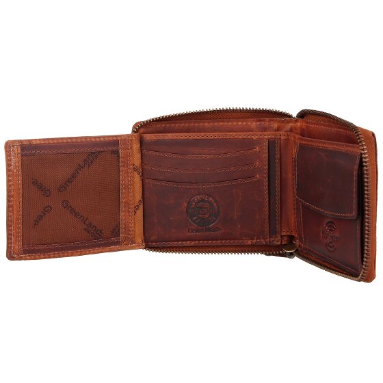 Greenland Nature Portafoglio Soft & Safe RFID in pelle 12 cm