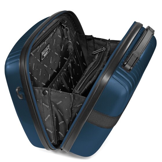 Redolz Set di valigie Essentials 14 2 pezzi trolley da cabina con piega elastica e beauty case
