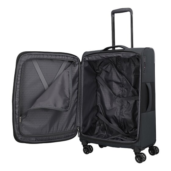 Travelite Corsiica 4 ruote Carrello M 67 cm con piega di espansione