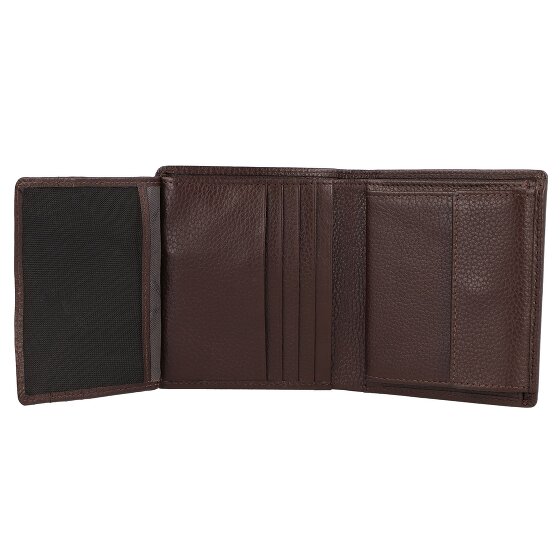 Braun Büffel Prato Portafoglio Protezione RFID Pelle 9 cm
