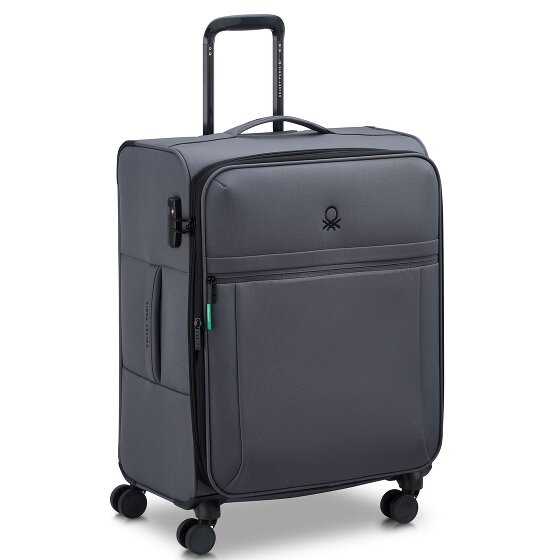 Delsey Paris x United Colors of Benetton BE Trolley a 4 ruote da 65 cm con piega ad espansione