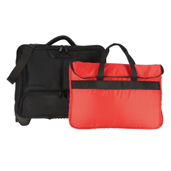 Dermata 2 ruote Carrello business 41 cm Scomparto per laptop