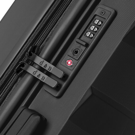 d&n South Dakota 4 ruote Carrello L 76 cm con piega di espansione