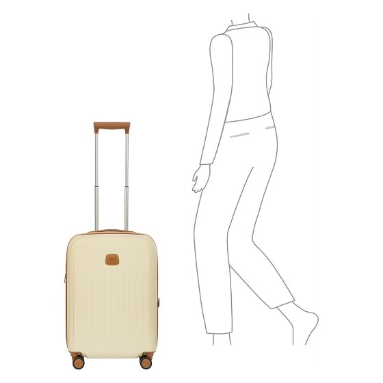 Bric's Taormina 4 ruote Carrello S 57 cm con piega di espansione