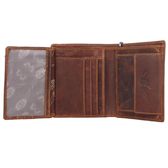 Greenburry Collezione Racing Nashville Portafoglio RFID in pelle 10 cm