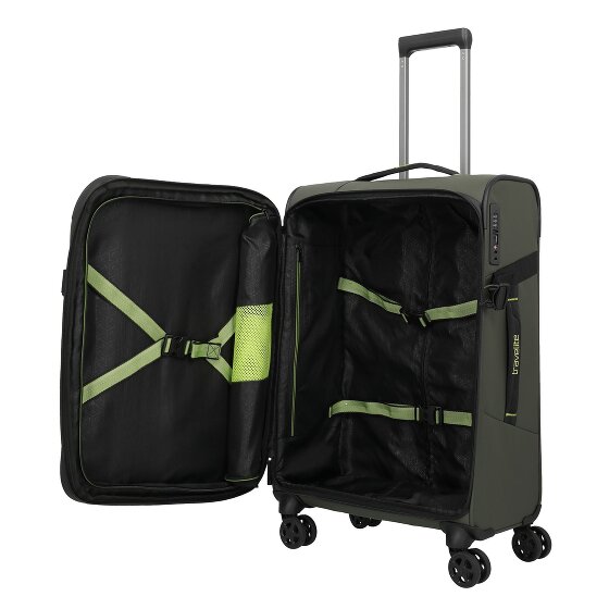 Travelite Briize 4 ruote Carrello M 67 cm con piega di espansione