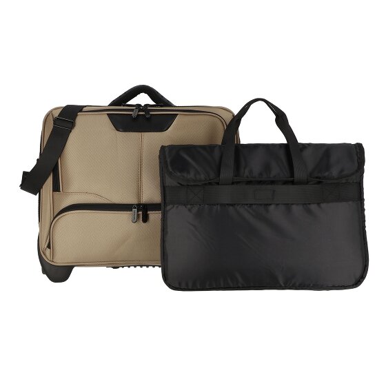 Dermata 2 ruote Carrello business 41 cm Scomparto per laptop