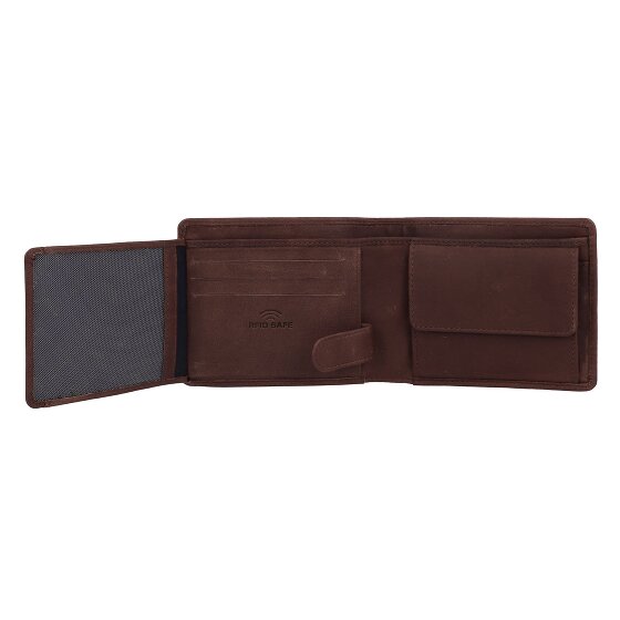 Jack Kinsky Aruba 101 Portafoglio Protezione RFID Pelle 12 cm
