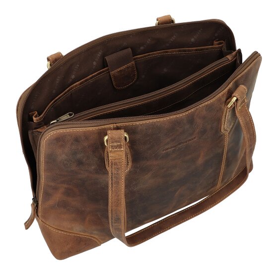 Greenburry Vintage Borsa shopper Pelle 37 cm Scomparto per laptop