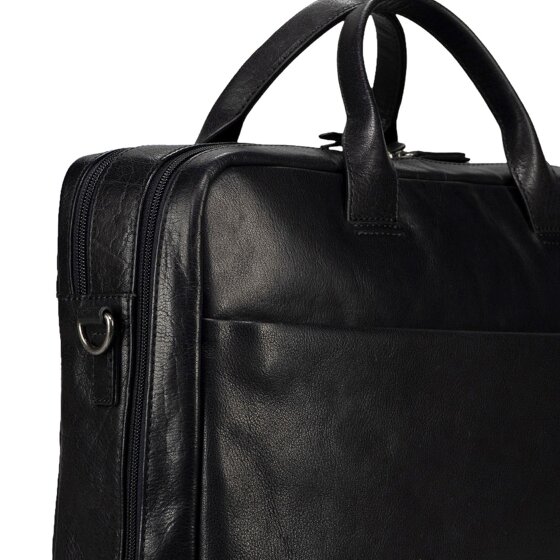 Jost Glasgow Valigetta Vera Pelle 40 cm Vano porta PC