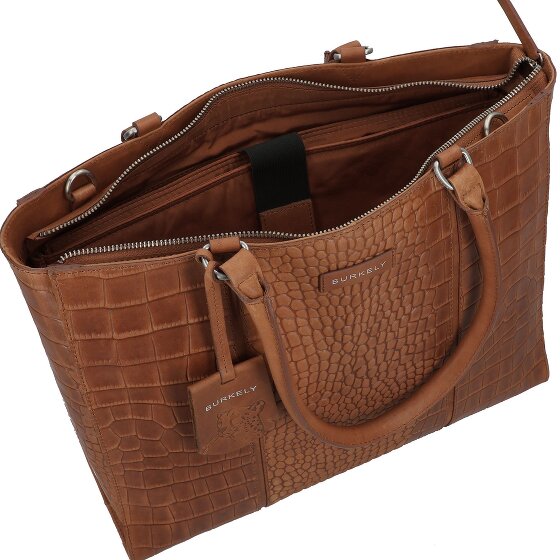 Burkely Cool Colbie Borsa shopper Vera Pelle 35 cm Vano porta PC