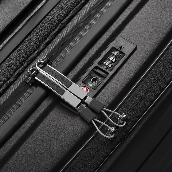 Bergpfeil Travel 4 ruote Carrello della cabina 55 cm Scomparto per laptop con piega di espansione