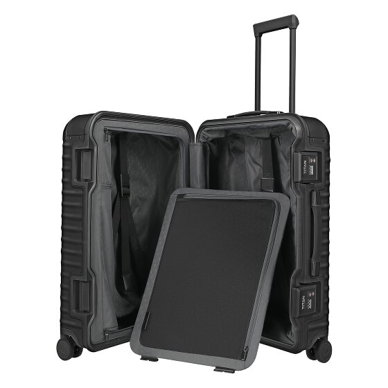 Titan Carrello Eternity a 4 ruote in Alluminio, 69 cm