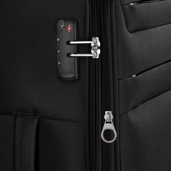 Worldpack Chicago 4 ruote Set di valigie 3 pezzi con piega di espansione