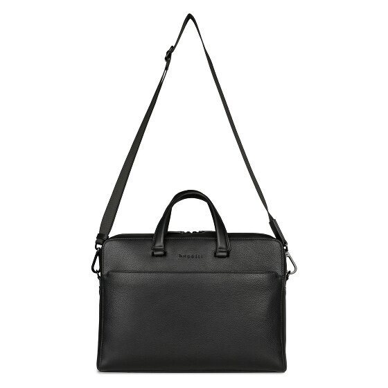 bugatti Black Valigetta Pelle 38 cm Scomparto per laptop