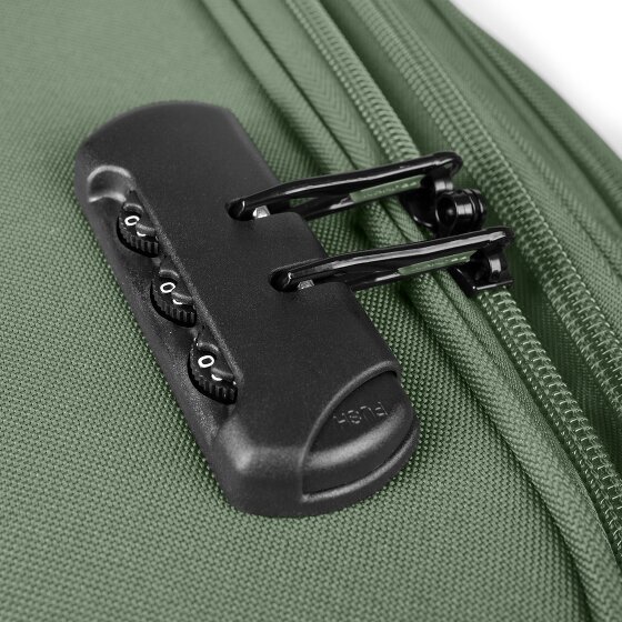 Franky Melbourne 3.0 Set di valigie a 4 ruote, 3 pezzi, con piega elastica