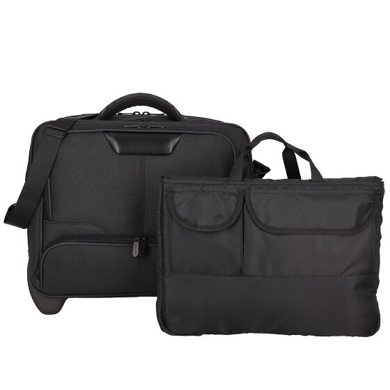 Dermata 2 ruote Carrello business 44 cm Scomparto per laptop