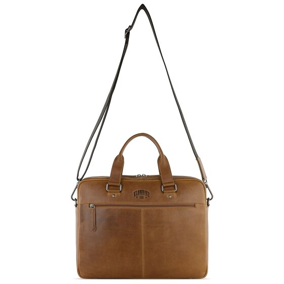 Klondike 1896 Gold Brain Cartella in pelle 35 cm Scomparto per laptop