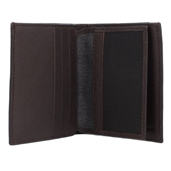 Piquadro Black Square Custodia per carta di credito Protezione RFID Pelle 9 cm